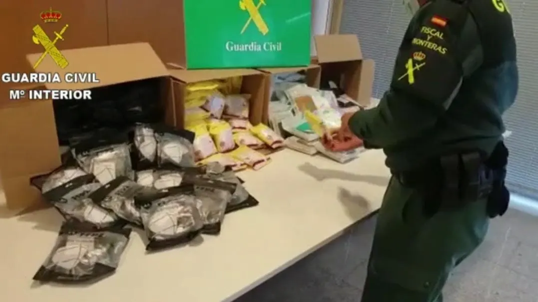 2.000 mascarillas ilegales listas para su venta 2.000 mascarillas ilegales listas para su venta