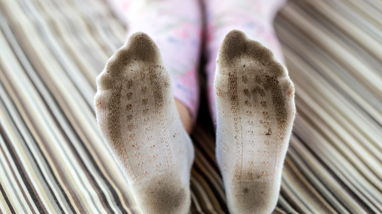 Calcetines blancos sucios Calcetines blancos sucios