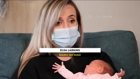 Elsa, madre de la bebé Elsa, madre de la bebé