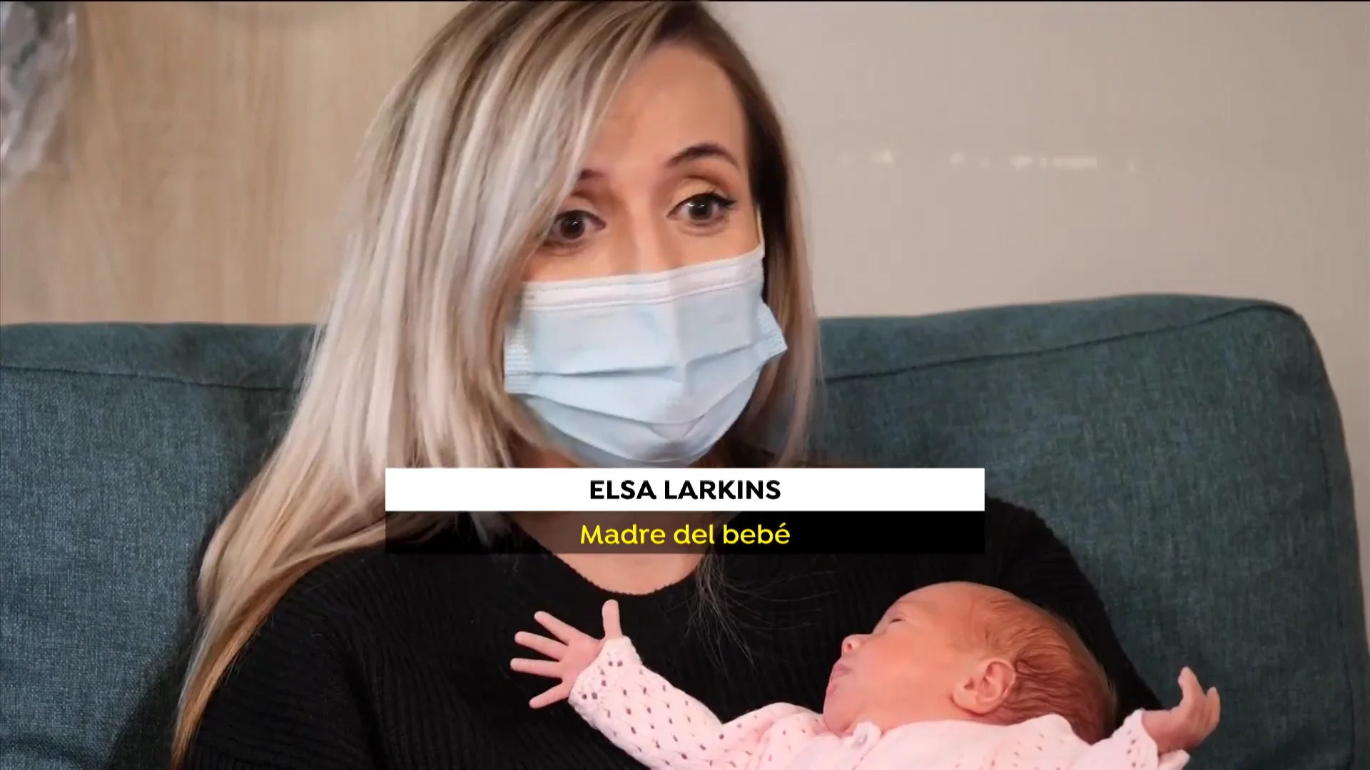 Elsa, madre de la beb&eacute;