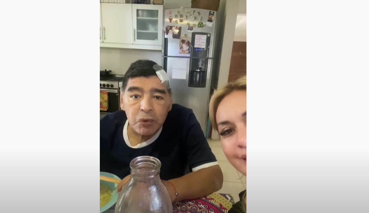 Se filtra un vídeo de Maradona pocos días antes de su muerte