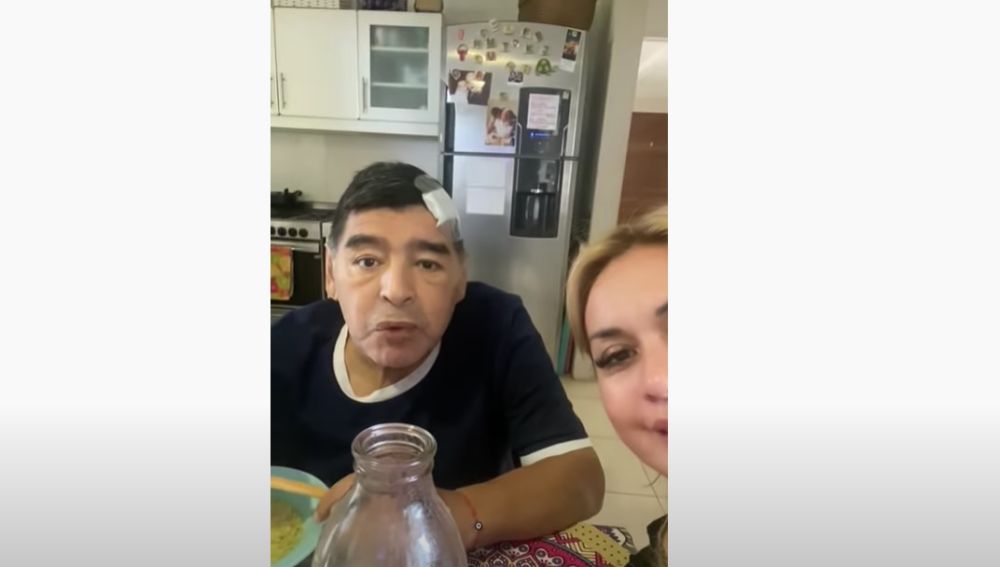 Se filtra un vídeo de Maradona pocos días antes de su muerte