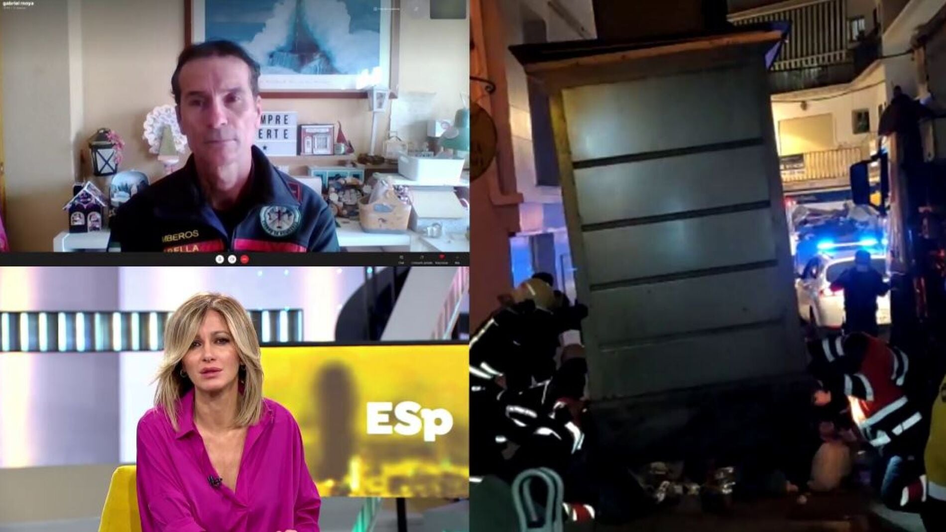 Atrapada en un contenedor.