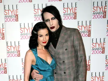 Dita Von Teese y Marilyn Manson en 2006 Dita Von Teese y Marilyn Manson en 2006
