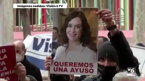 "Queremos una Ayuso", hosteleros de Albacete "Queremos una Ayuso", hosteleros de Albacete