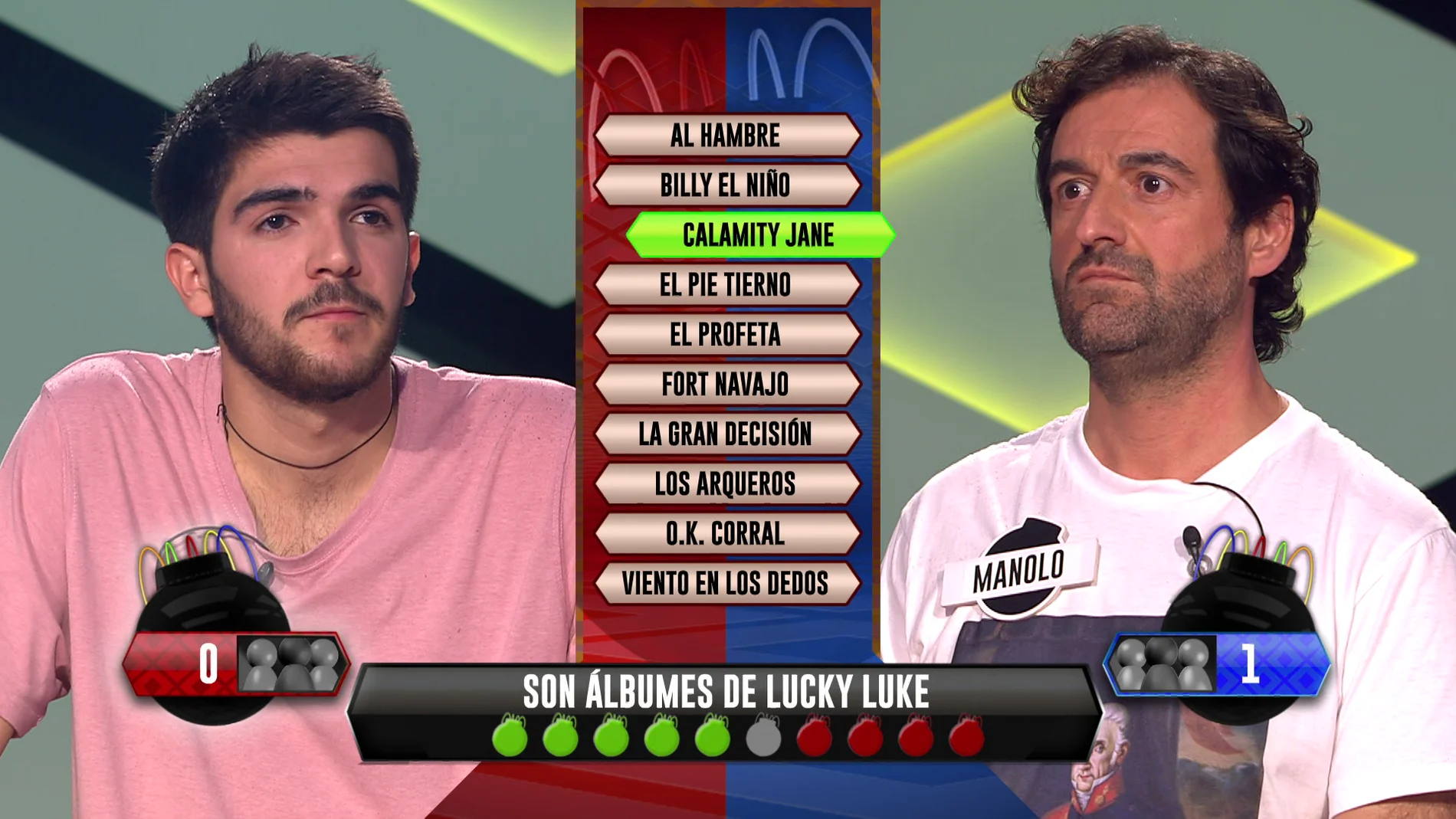 Lucky Luke decide quién gana de la bomba estratégica: ¿Manolo o Tomi?