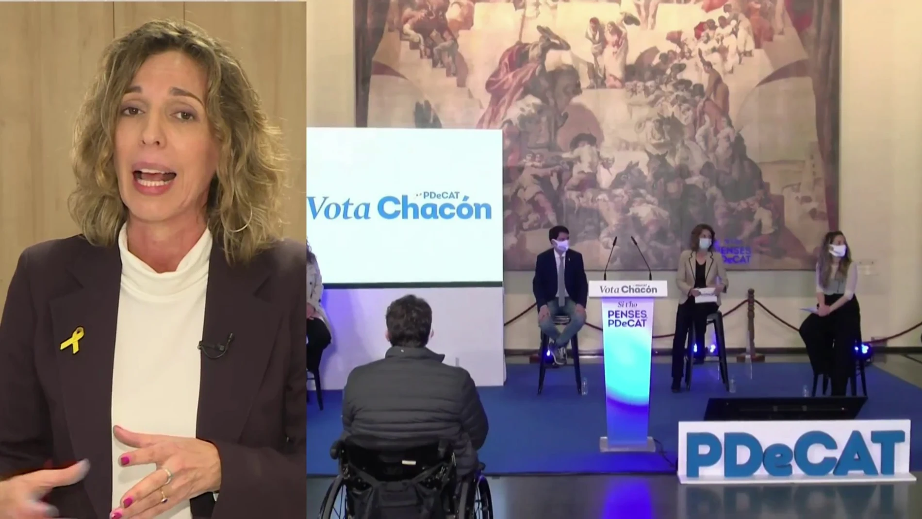  Àngels Chacón, candidata del PDeCAT a las Elecciones Catalas 2021: "Nosotros no aspiramos a gobernar, aspiramos a condicionar el futuro Gobierno de Cataluña"