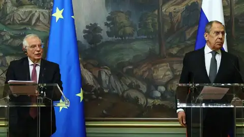 Josep Borrell y Sergei Lavrov Josep Borrell y Sergei Lavrov