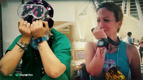 Emi Pujadas, triatleta y enfermera de UCI: "Hemos necesitado tomar ansiolíticos; no vemos el final" Emi Pujadas, triatleta y enfermera de UCI: "Hemos necesitado tomar ansiolíticos; no vemos el final"