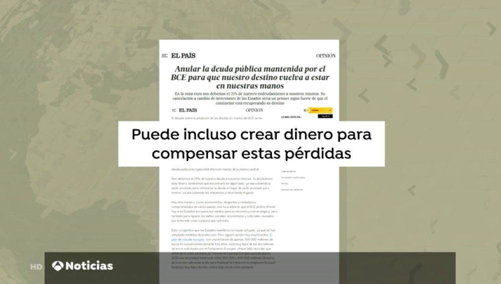 Guindos asegura que es "ilegal" la propuesta para cancelar la deuda del BCE firmada por Narbona (PSOE) y Alvarez (Podemos)