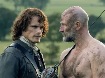 Graham McTavish y Sam Heughan Graham McTavish y Sam Heughan