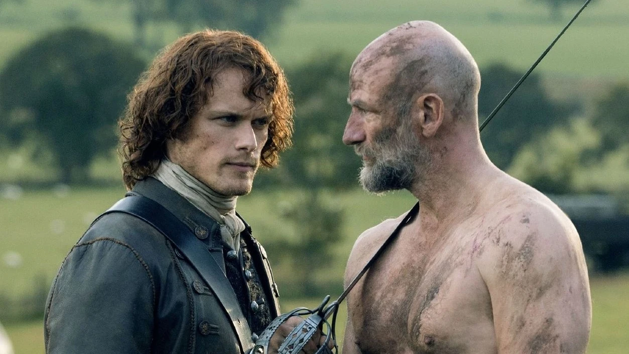 Graham McTavish y Sam Heughan Interpretando a Jamie Fraser y Dougal MacKenzie en 'Outlander'