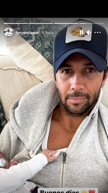 Fernando Verdasco con su hijo Mateo