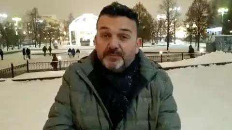 Josep, español en Rusia que ha recibido la vacuna Josep, español en Rusia que ha recibido la vacuna