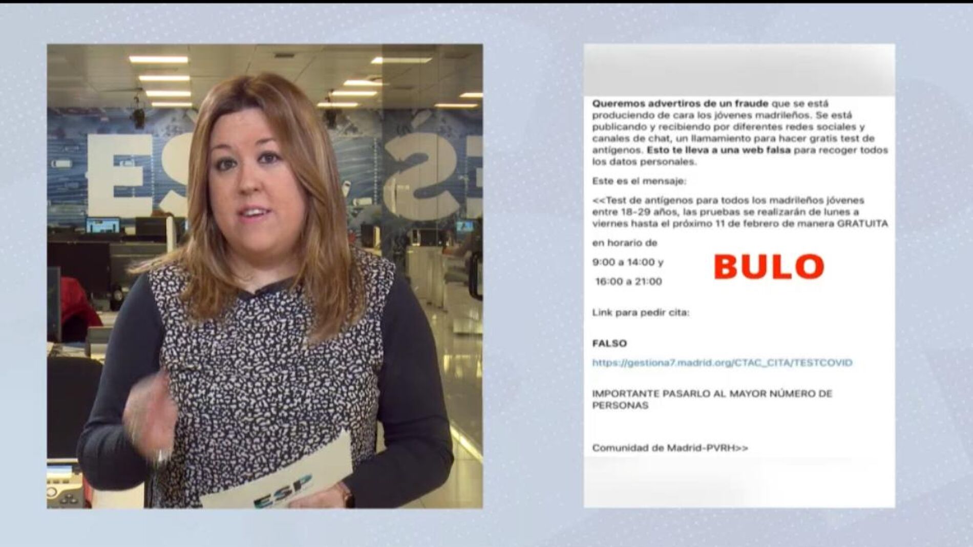 El bulo de los test de ant&iacute;genos de la Comunidad de Madrid