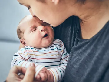 Madre con bebé Madre con bebé