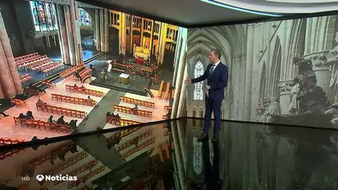 Una basílica para 15 fieles en Bélgica por las medidas contra el coronavirus Una basílica para 15 fieles en Bélgica por las medidas contra el coronavirus