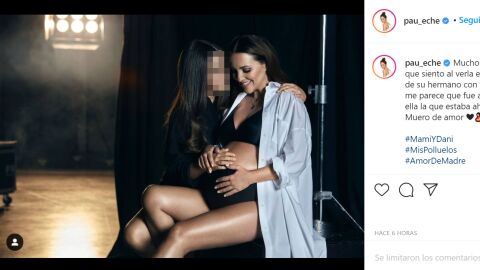 Paula Echevarría con su hija Daniella