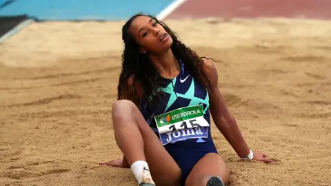 La atleta María Vicente en el Campeonato de España La atleta María Vicente en el Campeonato de España