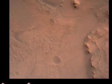 La superficie de Marte, vista desde el Perseverance.