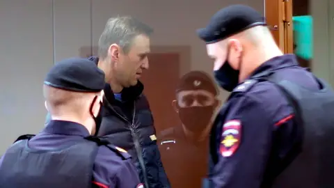 El opositor ruso Alexei Navalny, detenido El opositor ruso Alexei Navalny, detenido