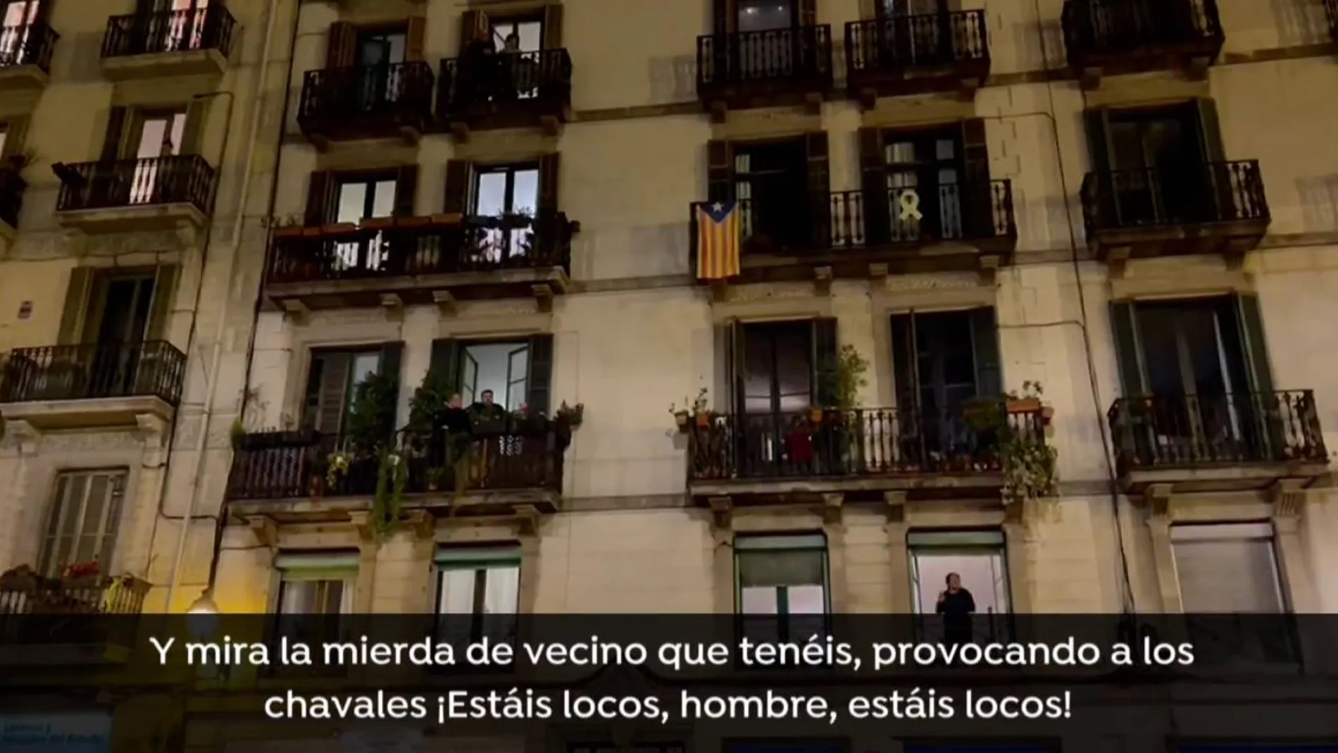 Vecinos de Barcelona.