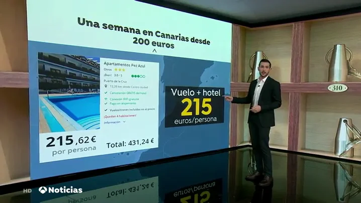 Grandes ofertas de vuelo y alojamiento para viajar a Canarias en Semana Santa