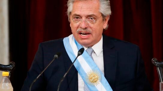 Alberto Fern&aacute;ndez, presidente de Argentina