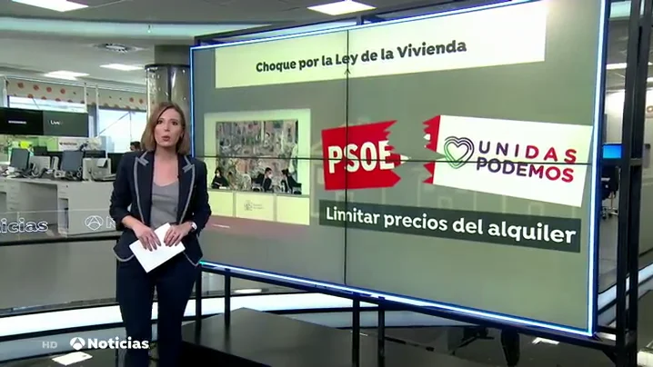 La advertencia de Pablo Iglesias a Jos&eacute; Luis &Aacute;balos por la ley de vivienda: "Es un error tensionar al Gobierno" 