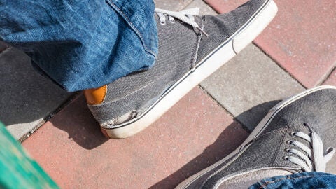 Zapatillas rotas