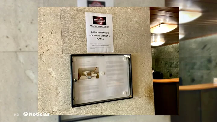 Un vecino de Madrid, se&ntilde;alado por el portero de su edificio tras contagiarse de coronavirus: "Puso un cartel"