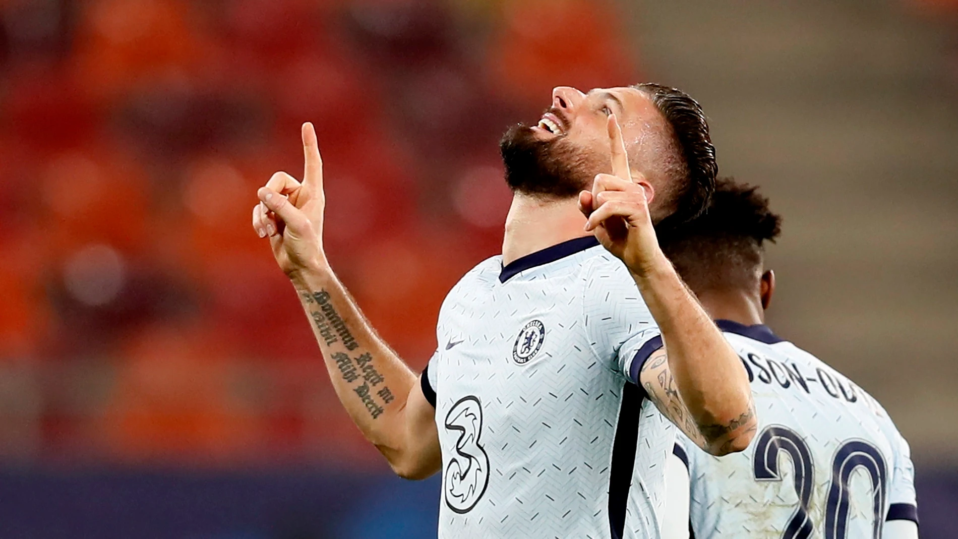Giroud celebra un gol ante el Atlético de Madrid Giroud celebra un gol ante el Atlético de Madrid