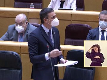 Pedro Sánchez: "El objetivo es que a finales de verano el 70% de la población esté vacunada y superemos esta maldita pandemia"