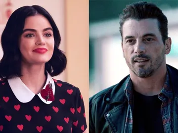 Lucy Hale en 'Katy Keene' y Skeet Ulrich en 'Riverdale' Lucy Hale en 'Katy Keene' y Skeet Ulrich en 'Riverdale'