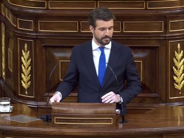 Pablo Casado pide a Pedro Sánchez que "cese del Gobierno" a los que "cuestionan la calidad de la democracia"