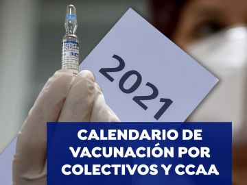 Calendario de vacunación por colectivos y comunidades