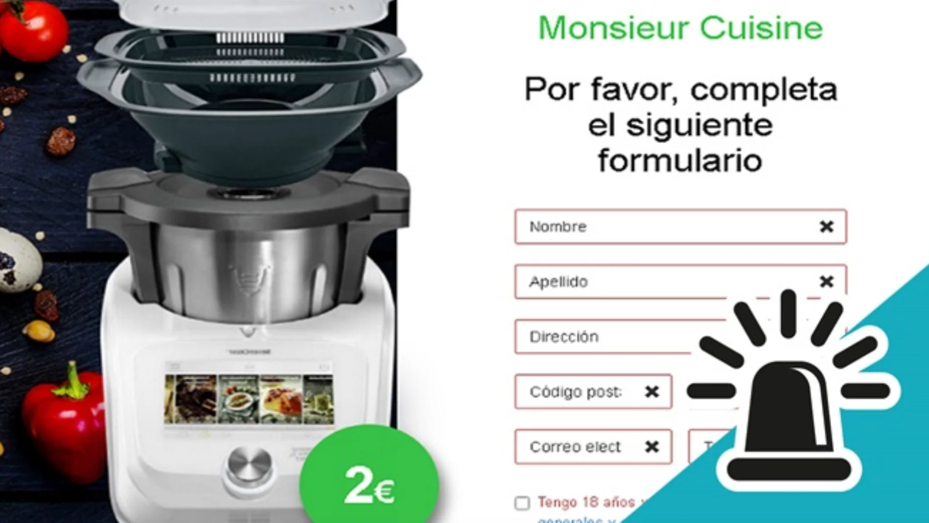 Lidl no está regalando su robot de cocina, la Guardia Civil alerta del último phishing Lidl no está regalando su robot de cocina, la Guardia Civil alerta del último phishing