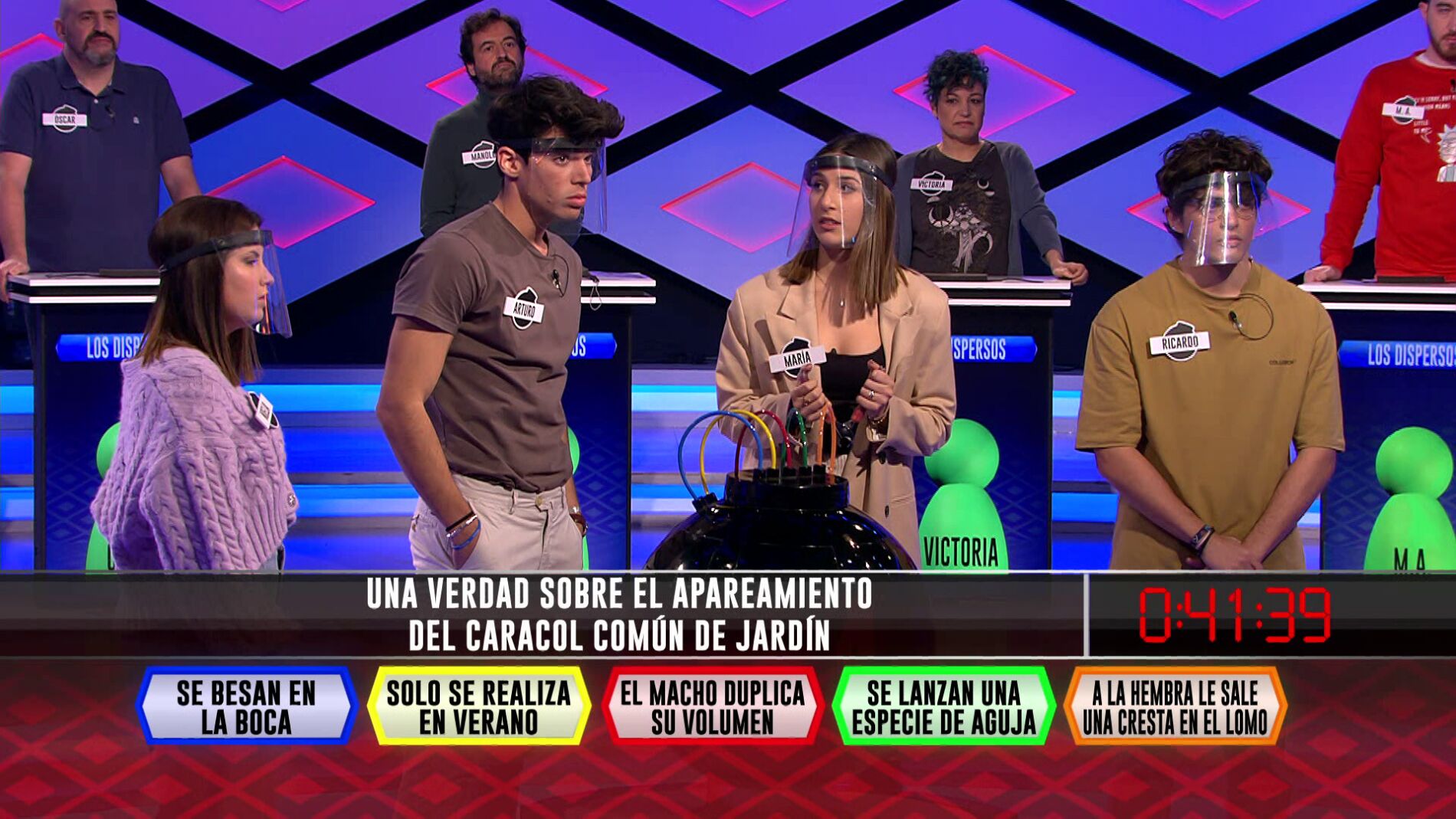 La reproducci&oacute;n de los caracoles deja a &lsquo;Los mamines&rsquo; sin el pleno en la fase inicial de &lsquo;&iexcl;Boom!&rsquo;