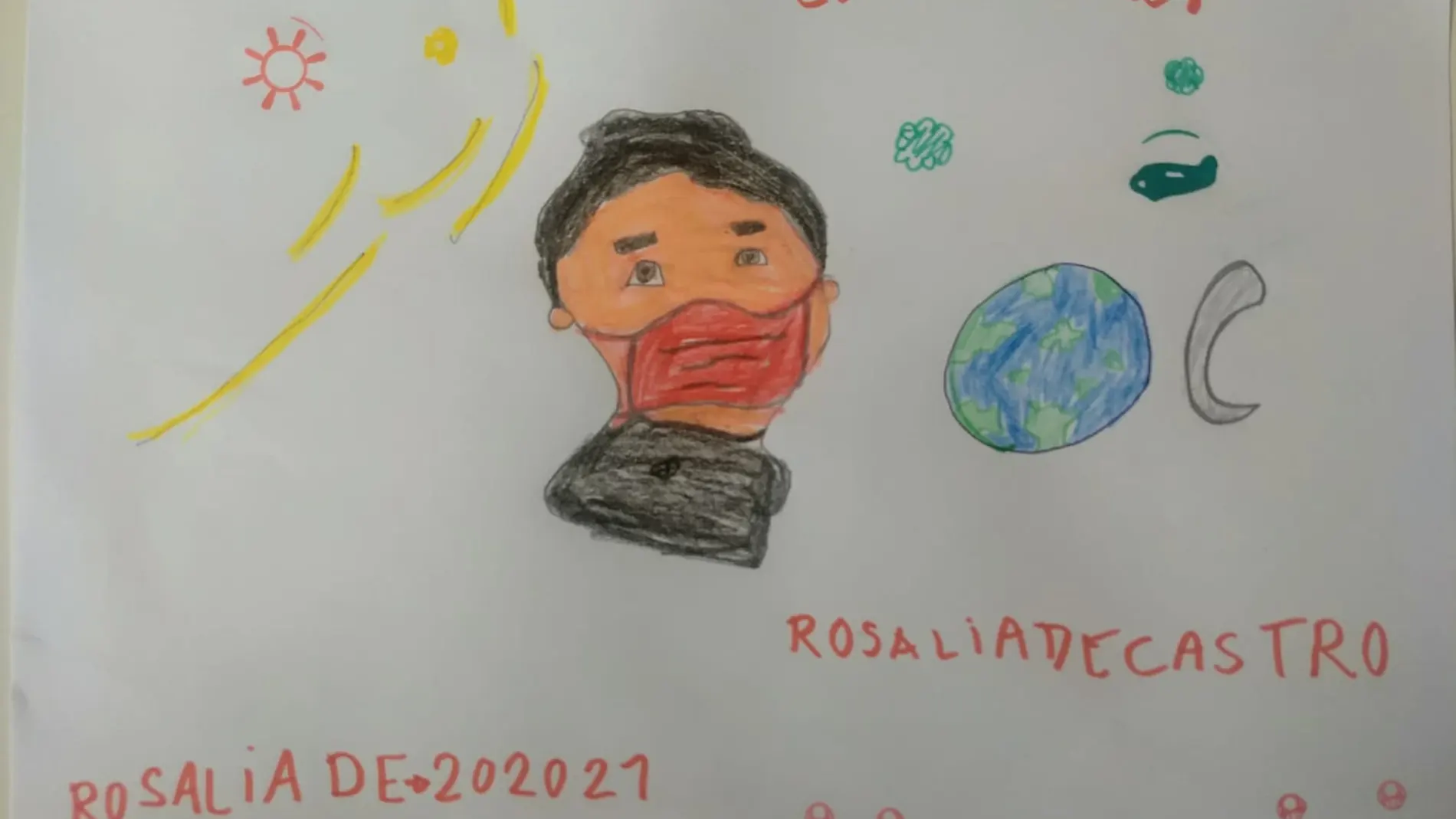 Así ven los niños a Rosalía de Castro Así ven los niños a Rosalía de Castro