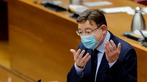 Comunidad Valenciana presenta el plan de desescalada de las restricciones y estudia prorrogar otras medidas hasta finales de marzo El president de la Generalitat, Ximo Puig.