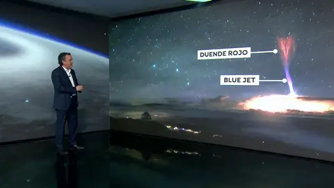 El 'blue jet' y el 'duende rojo', los fenómenos espaciales captados por el observatorio de Hawai El 'blue jet' y el 'duende rojo', los fenómenos espaciales captados por el observatorio de Hawai