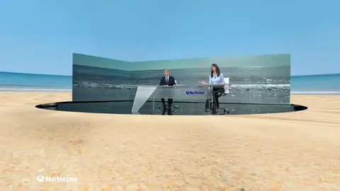 Un viaje en realidad aumentada a tu destino favorito desde el plato de Antena 3 Noticias Un viaje en realidad aumentada a tu destino favorito desde el plato de Antena 3 Noticias