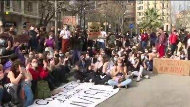 Los alumnos del Institut de Teatre de Barcelona se manifiestan por supuestos casos de acoso sexual de varios profesores