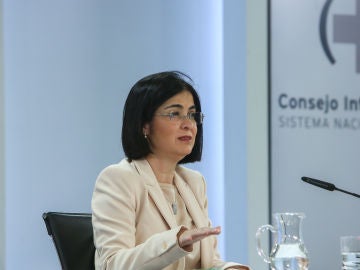 La ministra de Sanidad, Carolina Darias