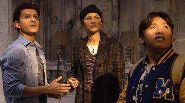 Tom Holland, Jacob Batalon y Zendaya