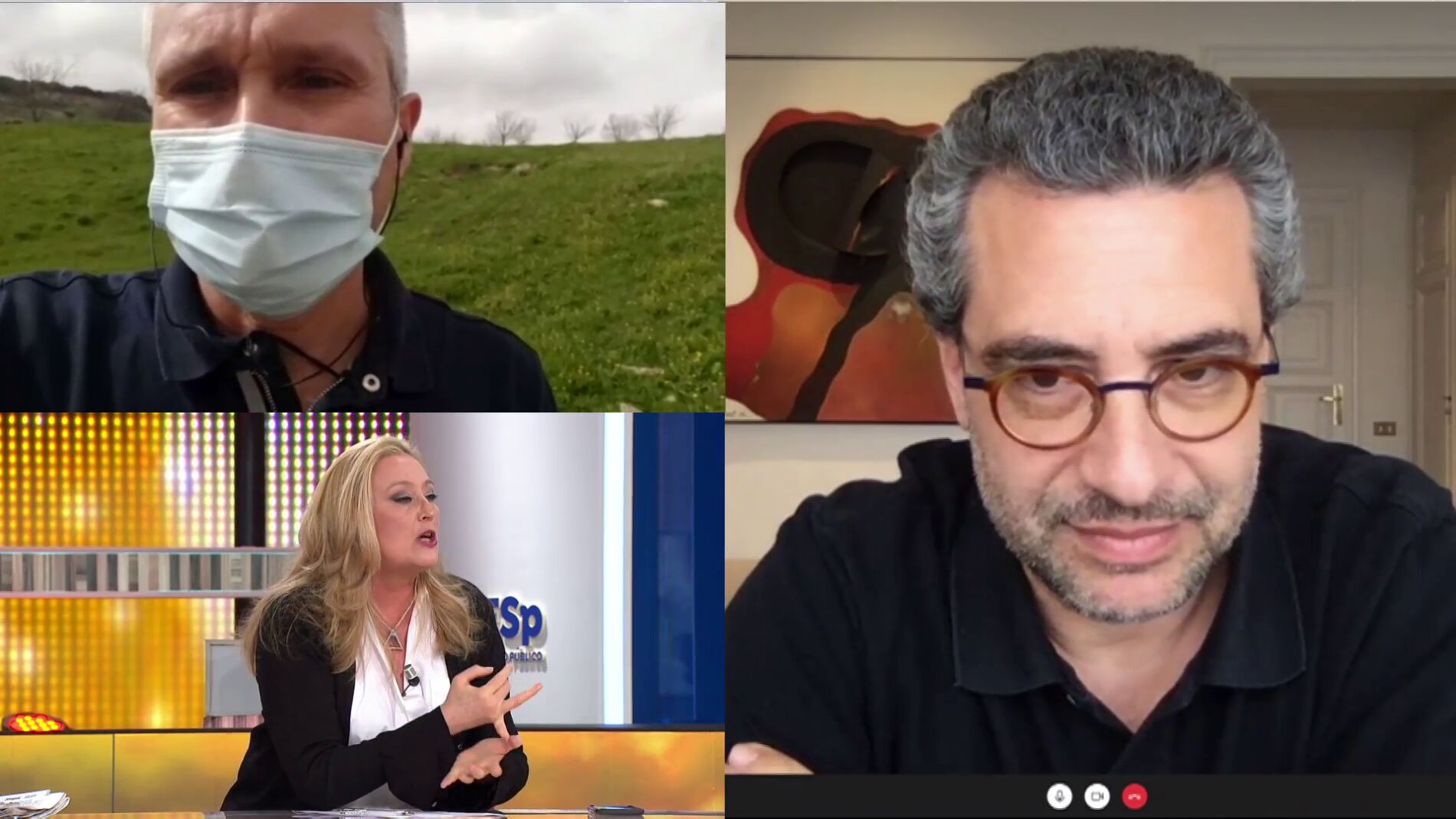 El enfado de Elisa Beni con un Polic&iacute;a que rechaza la vacuna de AstraZeneca