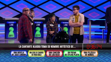 La cantante ‘Alaska’ le ‘regala’ el pleno a ‘Los dispersos’ en la fase inicial de ‘¡Boom!’