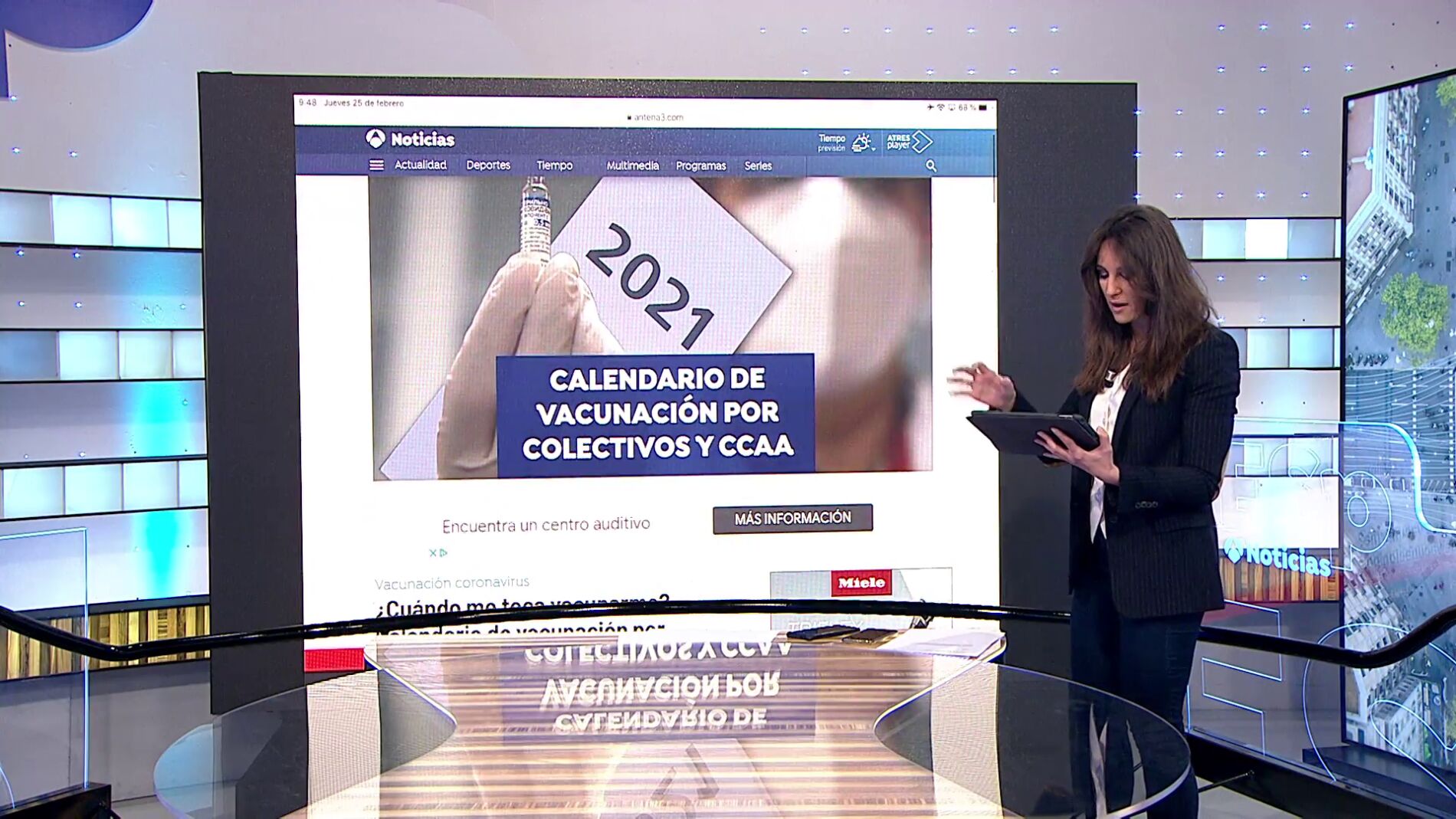 Ads&iacute; funciona la herramienta de Antena 3 para consultar cu&aacute;ndo ser&aacute; tu turno de vacunaci&oacute;n