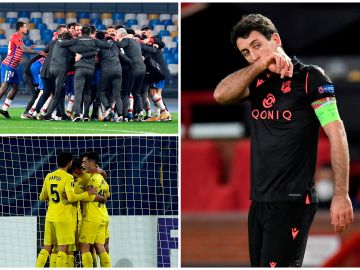 Villarreal y Granada siguen adelante en la Europa League; la Real Sociedad cae eliminada ante el United