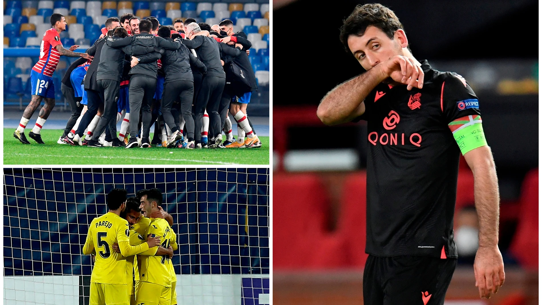 Villarreal y Granada siguen adelante en la Europa League; la Real Sociedad cae eliminada ante el United Villarreal y Granada siguen adelante en la Europa League; la Real Sociedad cae eliminada ante el United
